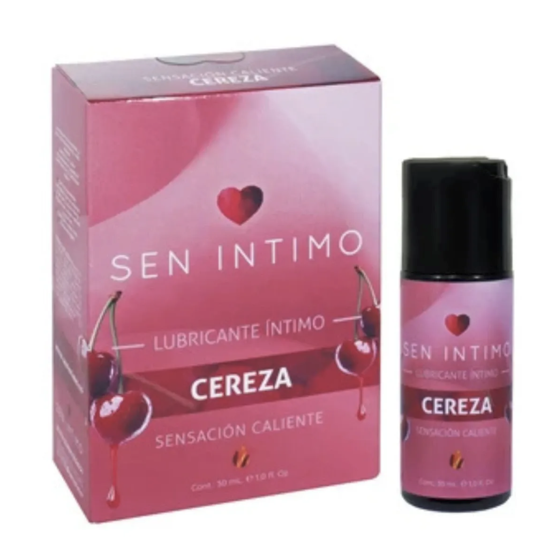 Lubricante Intimo Caliente Cereza x 30ml